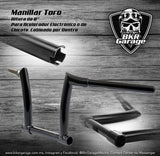 Manillar Color Negro Modelo Toro de 8'' de Alto