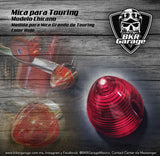 Mica para Touring Modelo Chicano Color Rojo