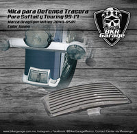 Mica para Defensa Trasera Softail y Touring Color Humo