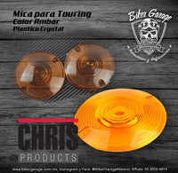 Mica de Direccional para Touring Color Ambar Marca Chris