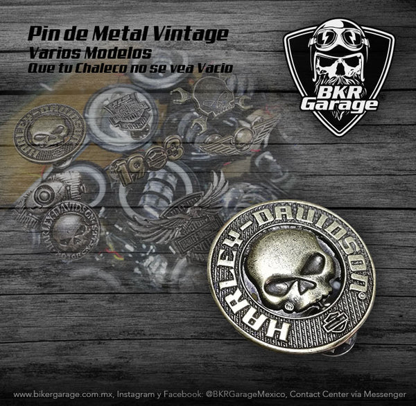 Pin de Metal Vintage Accesorio
