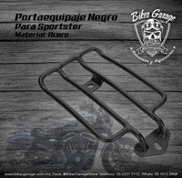 Portaequipaje de Salpicadera Trasera para Sportster Color Negro Brillante
