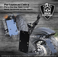 Portaplacas Modelo Cobra Color Negro