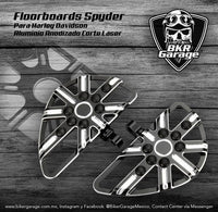 Posapies para Harley Floorboards Spyder Corte Láser