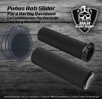 Puños para Harley Davidson Modelo Anti Slider Color Negro