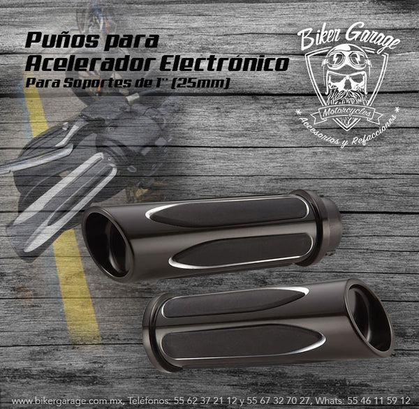 Puños Deep Cut para Acelerador ELECTRONICO Corte Laser