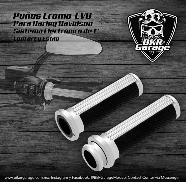 Puños Cromo para Sistema Electrónico Modelo CVO
