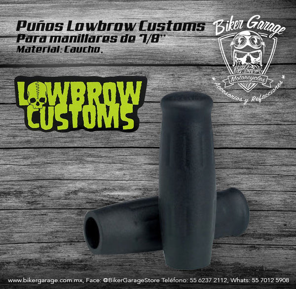Puños Old School Lowbrow Customs Color Negro 7/8''