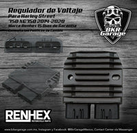 Regulador de Voltaje Marca Renhex para Street 750 2014-2020