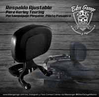 Respaldo de posiciones para Touring Teriminado Negro