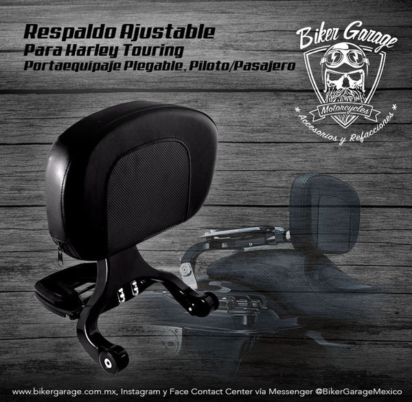 Respaldo de posiciones para Touring Teriminado Negro