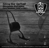 Respaldo SissyBar Color Negro para Softail quitapon