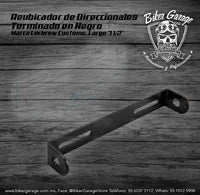 Kit Soporte de Reubicación de Direccionales Color Negro Mate 2020-0348 Refacción