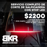 Servicio de Corte de Salpicadera con Stop Led