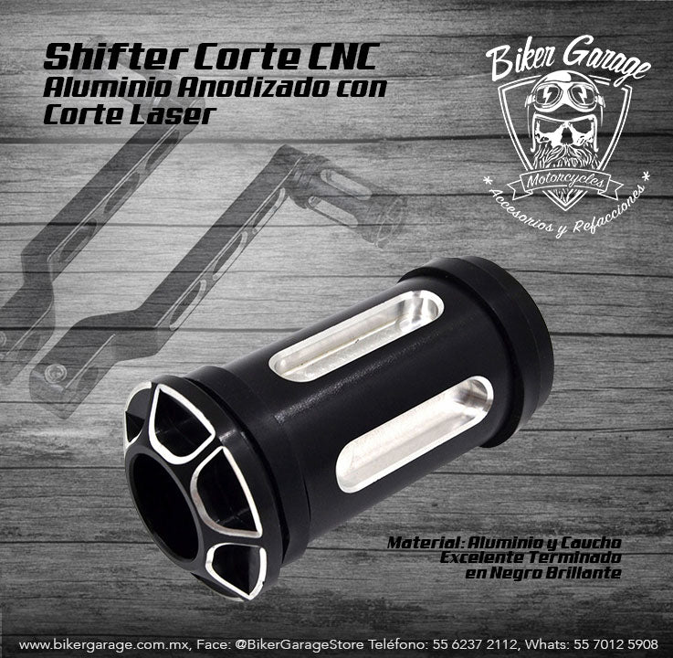 Shifter Edge Cut Corte Laser Biker Garage