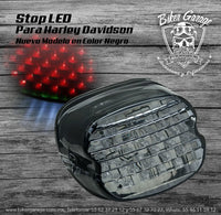 Stop Kuryakyn Color Negro Cuarto y Stop Led Rojo