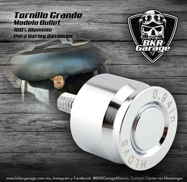 Tornillo para Asiento Modelo Bullet Color Cromo